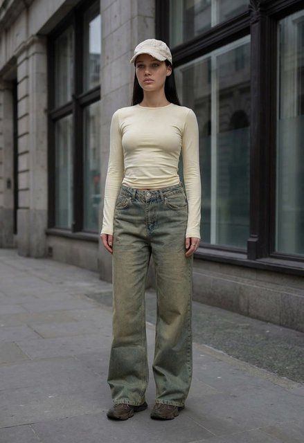 Жіночі джинси Staff 2511 dark blue wide leg 7IN0080 фото