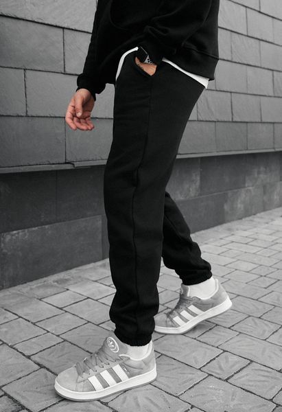 Спортивні штани Staff fad black fleece KKK1379 фото