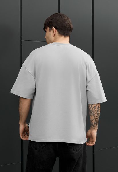 Футболка Staff light gray oversize 7RN0019 фото