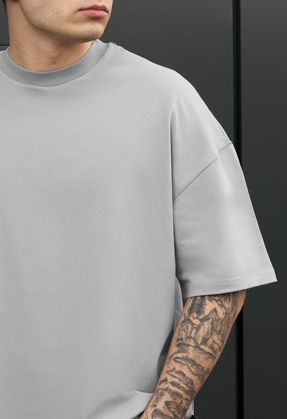 Футболка Staff light gray oversize 7RN0019 фото
