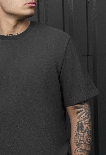 Літній комплект футболка + шорти Staff vic dark gray FKK0312 фото