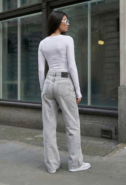 Жіночі джинси Staff 2511 light gray loose fit 7IN0085 фото