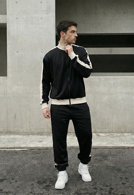 Спортивний костюм Staff smi black & milk FOT0844 фото