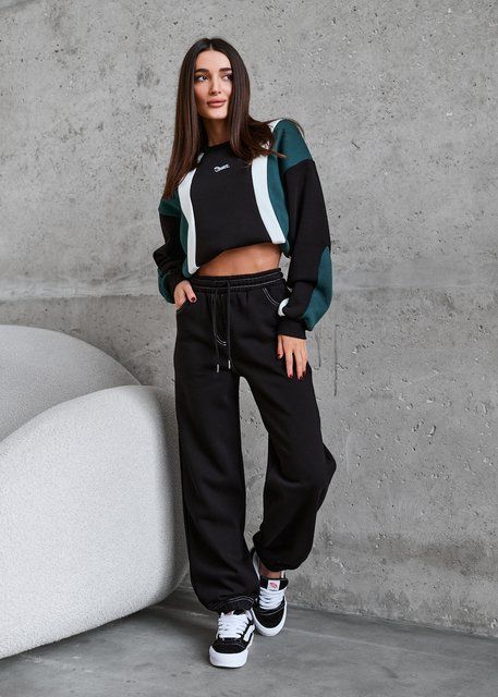 Жіночі спортивні штани Staff ki black fleece FFK1031 фото