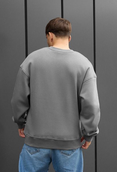 Світшот Staff gray oversize fleece 9CN0026 фото