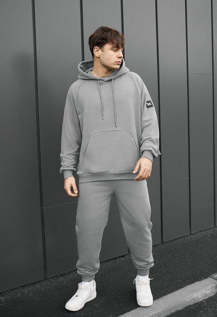 Спортивний костюм Staff es gray oversize NTJ0684 фото