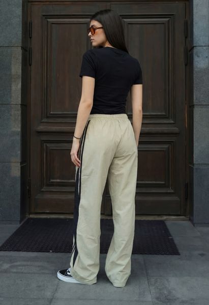 Жіночі спортивні штани Staff spo black & light beige SNT0660 фото