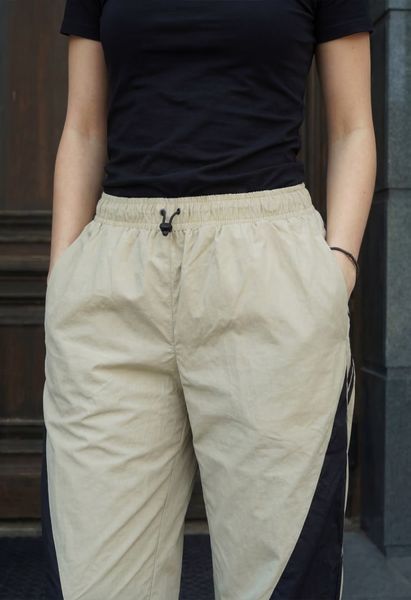 Жіночі спортивні штани Staff spo black & light beige SNT0660 фото