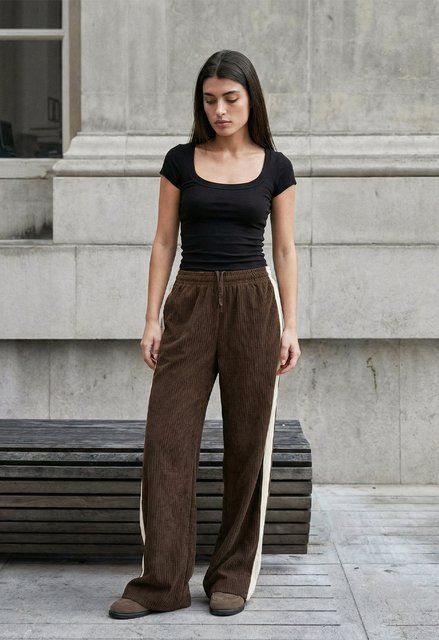 Жіночі штани Staff re brown 9YN0042 фото