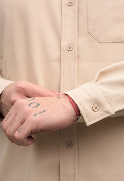 Сорочка Staff co beige oversize 7KN0004 фото