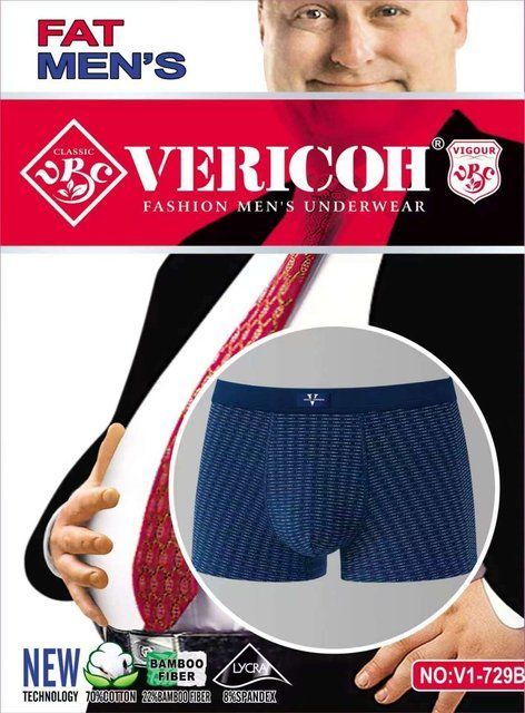 Чоловічі труси-боксери Vericoh батал (5ХL-7XL) V1-729В фото