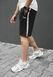 Трикотажні шорти Staff til logo black & light gray KKK1462 фото 4