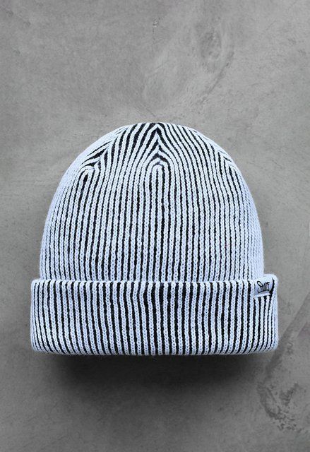 Шапка Staff white & black stripes SS0961-1 фото