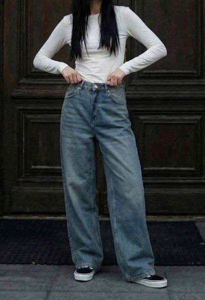 Жіночі джинси Staff 3492 blue loose fit 9QN0371 фото