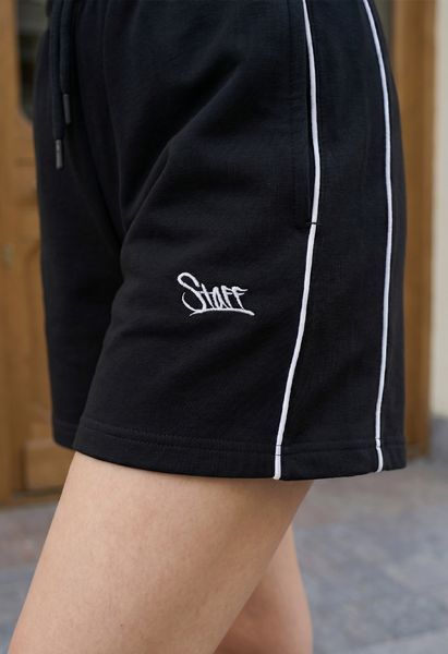 Жіночі шорти Staff rul black logo FKK0302 фото
