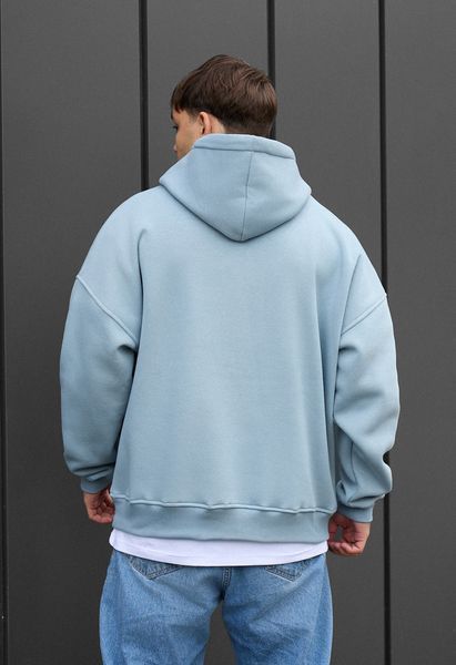 Худі Staff light blue oversize fleece 9SN0055 фото