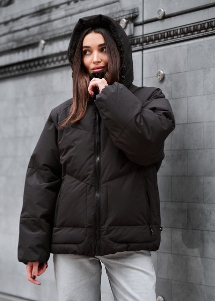 Жіноча зимова куртка Staff tre black TNT0135 фото