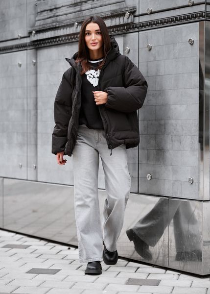 Жіноча зимова куртка Staff tre black TNT0135 фото