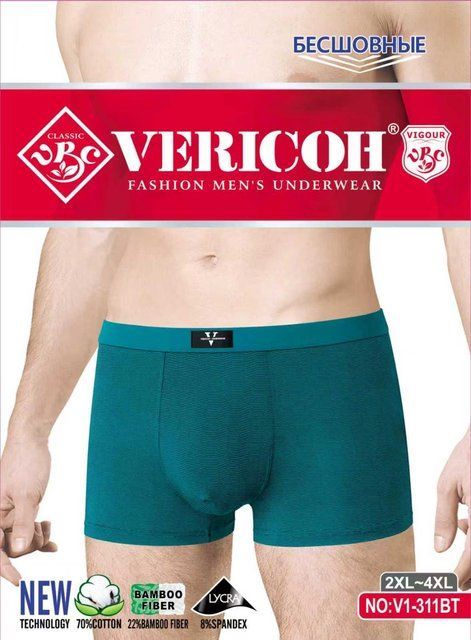 Чоловічі труси-боксери Vericoh (2XL-4XL) V1-311ВТ фото