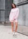 Жіночий літній комплект сорочка + шорти Staff bil light pink HH0831 фото 1