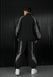 Спортивний костюм Staff dia zip black & dark gray oversize TBN0107 фото 2