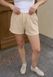 Жіночі шорти Staff mot light beige KKK1456 фото 4