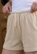 Жіночі шорти Staff mot light beige KKK1456 фото 3