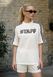 Жіночий літній комплект футболка + шорти Staff joy logo white ALN0762 фото 4
